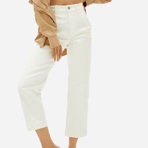 NWT Everlane Straight Leg Crop